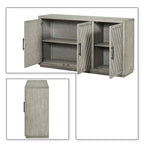 Classic Vintage Wooden Sideboard with Adjustable Internal Shelves