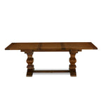 East West Furniture 11 Piece Dining Set- a Dining Table and 10 Light Sable Linen Fabric Chairs(Finish Options)