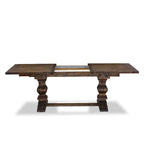 East West Furniture 11 Piece Dining Set- a Dining Table and 10 Light Sable Linen Fabric Chairs(Finish Options)