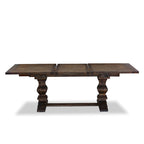 East West Furniture 11 Piece Dining Set- a Dining Table and 10 Light Sable Linen Fabric Chairs(Finish Options)
