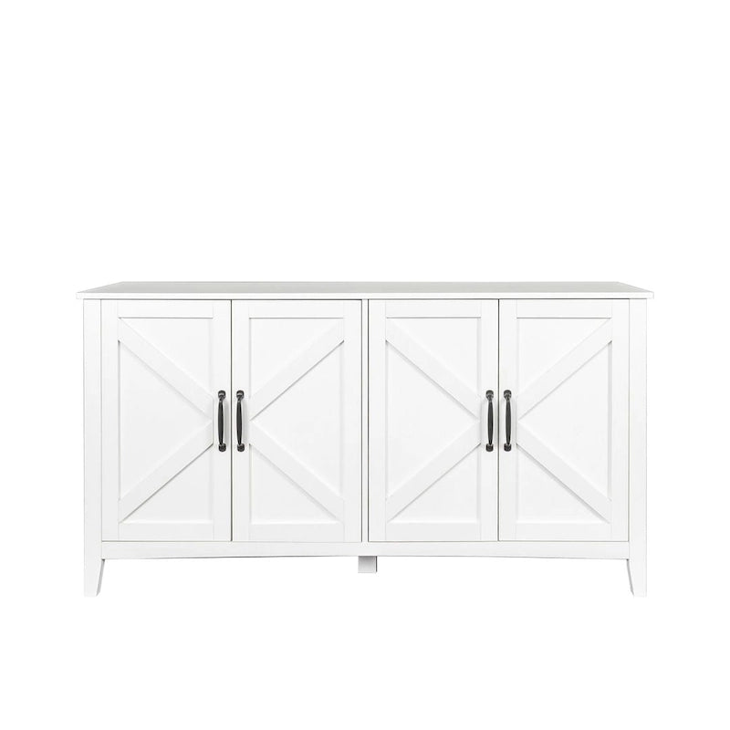 59 Freestanding Storage Cabinet with 4 Doors Buffet/Sideboard