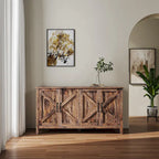 59 Freestanding Storage Cabinet with 4 Doors Buffet/Sideboard