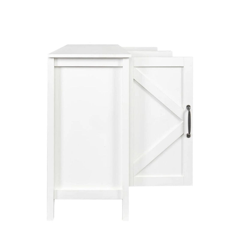 59 Freestanding Storage Cabinet with 4 Doors Buffet/Sideboard