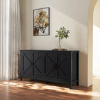 59 Freestanding Storage Cabinet with 4 Doors Buffet/Sideboard