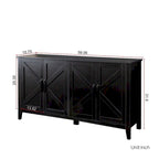 59 Freestanding Storage Cabinet with 4 Doors Buffet/Sideboard