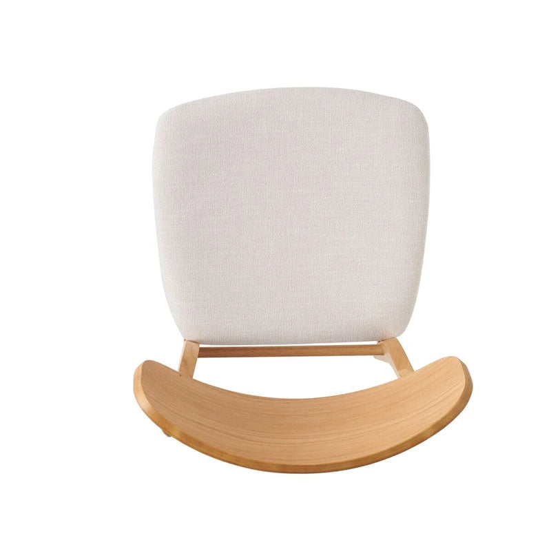 DINING CHAIR beautifully finished wood frame RUBBERWOOD LEGS UPHOLSTERED