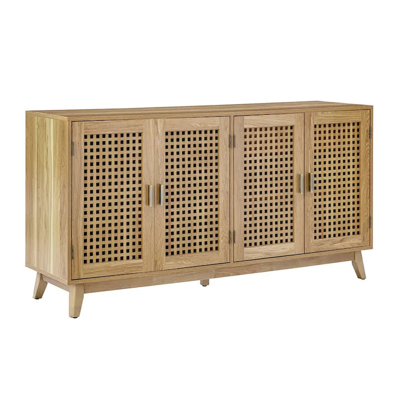 Alexis Contemporary 58Wide Sideboard with Solid Wood Legs by HULALA HOME