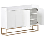 Sideboard Buffet Cabinet with Large Storage Space - 60L x 15.7W x 33.8H