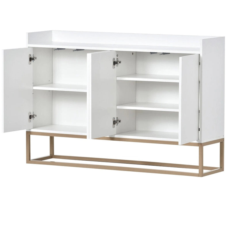 Sideboard Buffet Cabinet with Large Storage Space - 60L x 15.7W x 33.8H