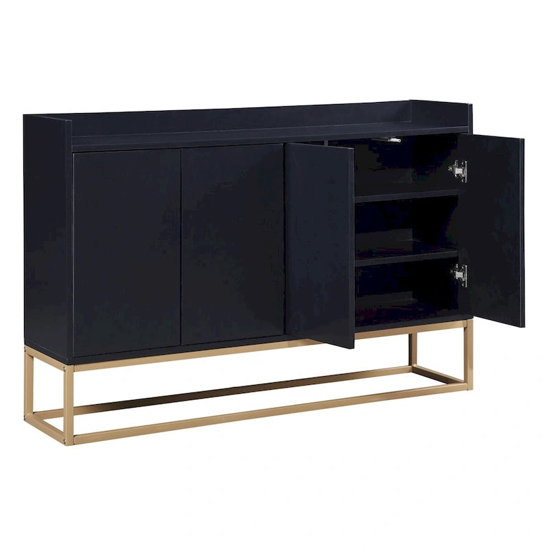 Sideboard Buffet Cabinet with Large Storage Space - 60L x 15.7W x 33.8H
