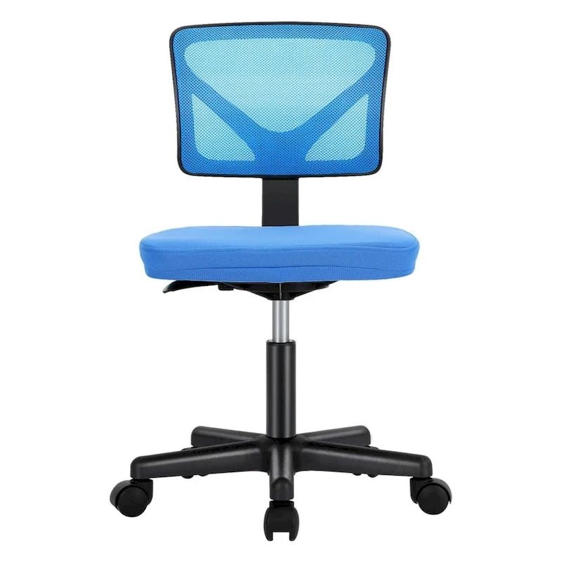 Comfy PU Leather Upholstered Office Chair, Home Desk Chair with Arms & Adjustable Swivel