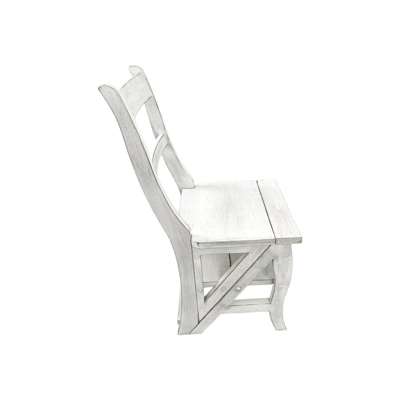 Carolina Living Folding Library Chair - Antique White