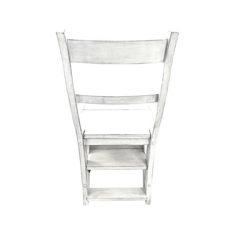 Carolina Living Folding Library Chair - Antique White