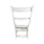 Carolina Living Folding Library Chair - Antique White