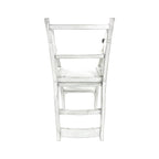 Carolina Living Folding Library Chair - Antique White