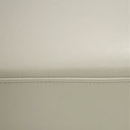 Salk 30 Inch Ottoman, Rectangular Cushioned Seat, Light Gray Upholstery