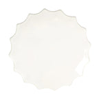 Elegant Sculpted Stoneware Stool - 15.3L x 15.3W x 19.8H