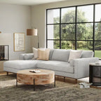 WYNDENHALL Brixley Mid Century 102 inch Wide Left Sofa Sectional