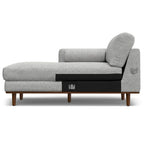 WYNDENHALL Brixley Mid Century 102 inch Wide Left Sofa Sectional