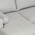 WYNDENHALL Brixley Mid Century 102 inch Wide Left Sofa Sectional