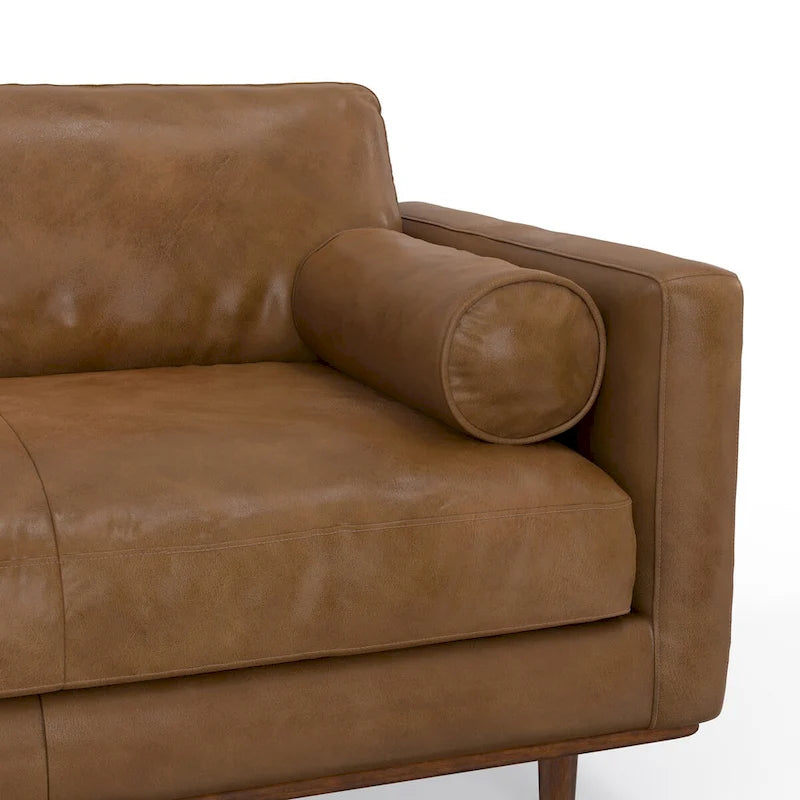 WYNDENHALL Brixley Mid Century 102 inch Wide Left Sofa Sectional