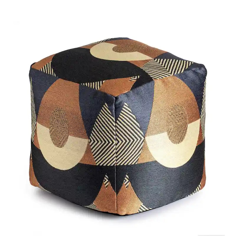 Jani Martinique 18 x 18 x 18 Square Indoor/Outdoor Pouf Ottoman