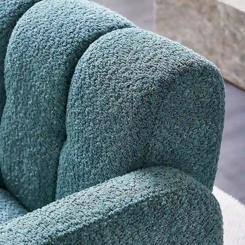 31.10 Wide Boucle Upholstered Accent Chair for Living Room