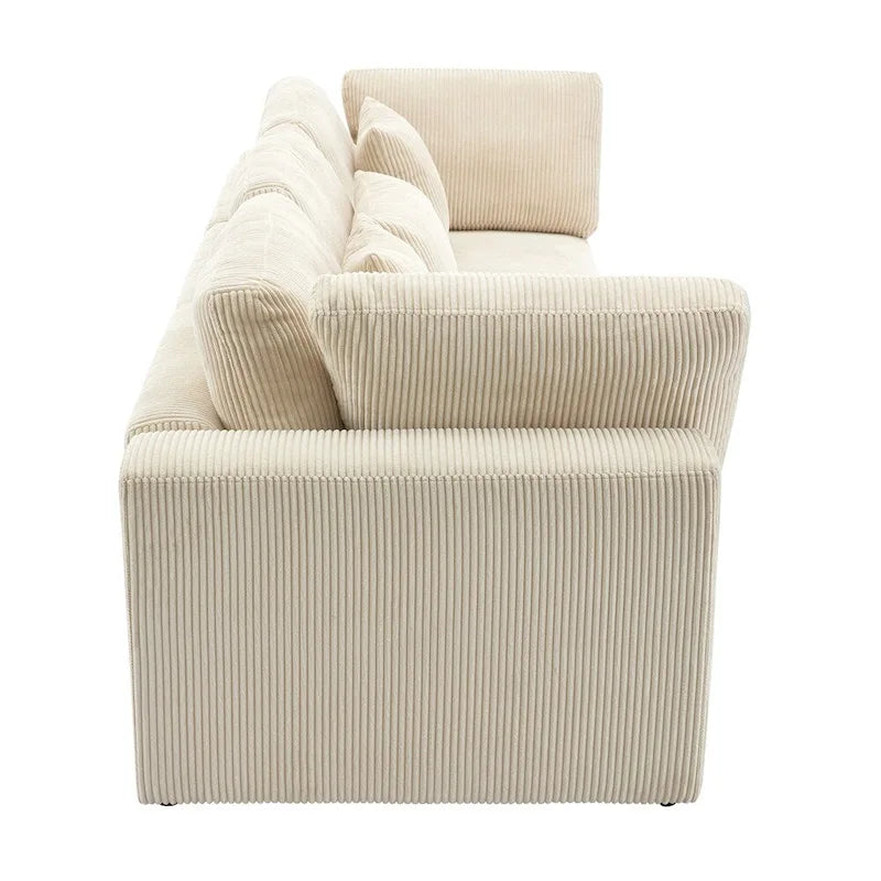 105 3 Seater Sofa with Removable Back Cushions and 5 Pillows