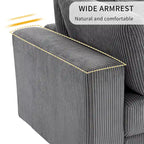 105 3 Seater Sofa with Removable Back Cushions and 5 Pillows