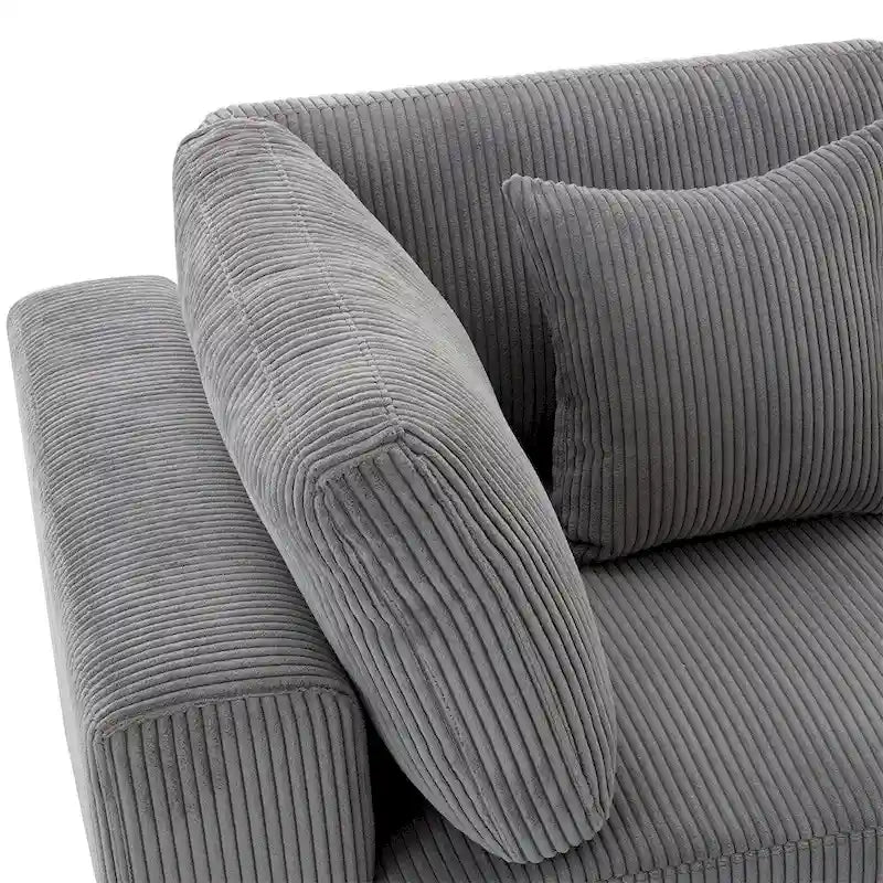 105 3 Seater Sofa with Removable Back Cushions and 5 Pillows