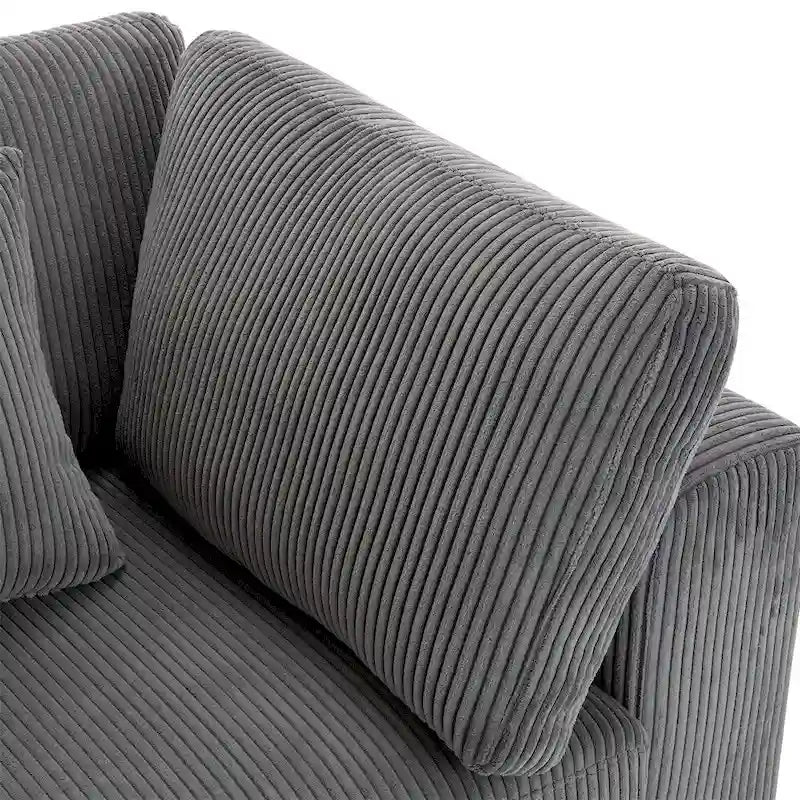 105 3 Seater Sofa with Removable Back Cushions and 5 Pillows