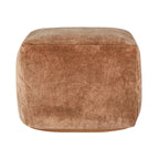 Villa by Classic Home Heirloom 18 Velvet Pouf