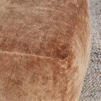 Villa by Classic Home Heirloom 18 Velvet Pouf