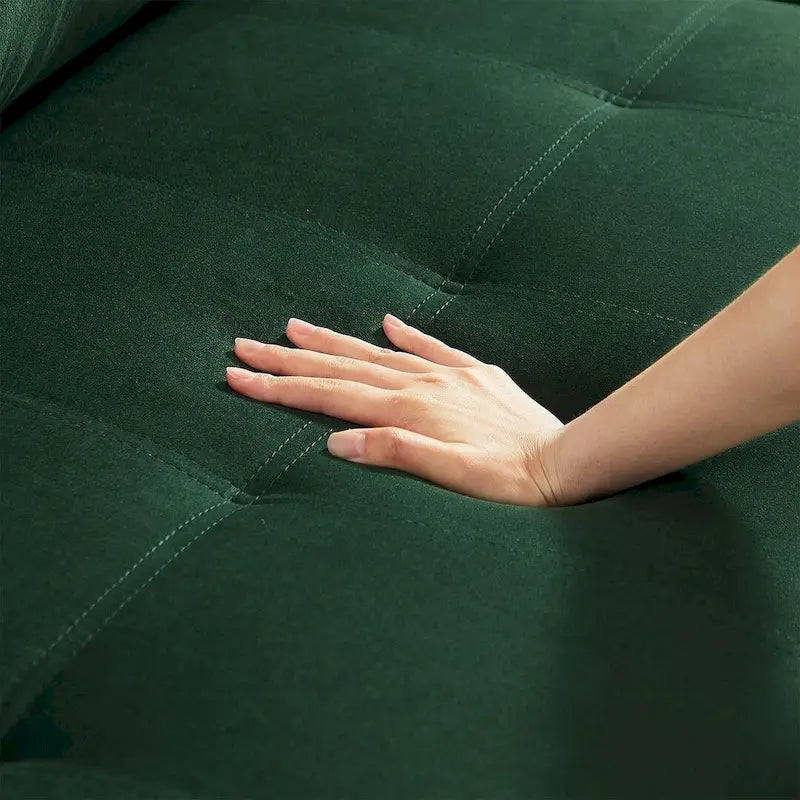 88 W L-Shaped Reversible Multifunctional Sofa Bed with Storage Recliner