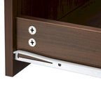 Square 360Rotating Coffee Table with 2 Drawers