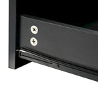 Square 360Rotating Coffee Table with 2 Drawers