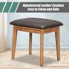 Classic Wood Makeup Vanity Set