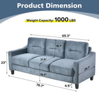 Comfortable Sectional Couches for Living Room/Bedroom/Office/Small Space