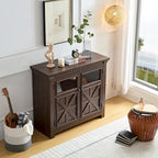 Large Buffet Sideboard Cabinet Bar Wine Cabinet