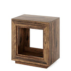 23.62-inch Farmhouse Rectangular End Side Table Nightstand Bedside Table for Living Room