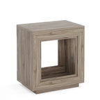 23.62-inch Farmhouse Rectangular End Side Table Nightstand Bedside Table for Living Room