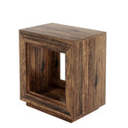 23.62-inch Farmhouse Rectangular End Side Table Nightstand Bedside Table for Living Room