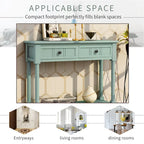 Daisy Series Console Table with 2 Drawers and Bottom Shelf