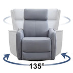 32.3 Wide Power Swivel Rocker Recliner Chairwith USB Ports