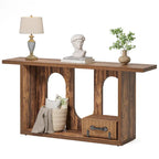70.87-inch Wood Sofa Console Table for Entryway Living Room