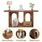 70.87-inch Wood Sofa Console Table for Entryway Living Room