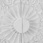 Carved Symmetrical Design Door Sideboard