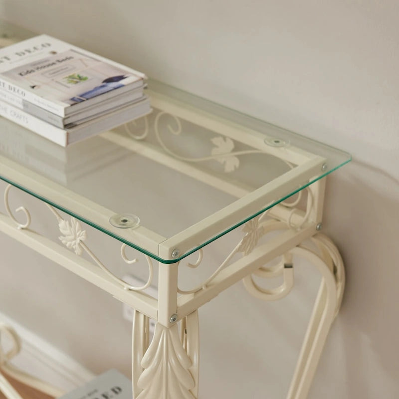 Console Tables for Entryway, Sturdy Hallway Table with Storage