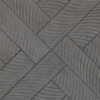 Chevron Pattern 44 Length Wooden Entryway Dining Bench