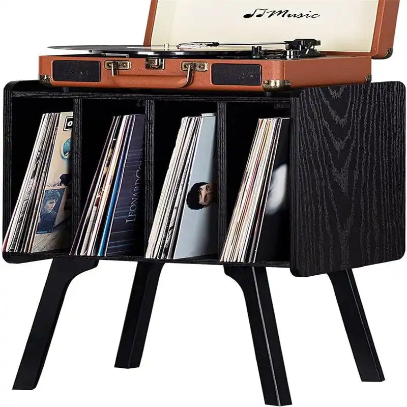Small Record Player Stand Width 11.7 in - 16.5 x 11.7 x 26.1